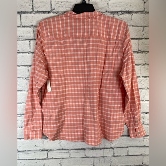 Goodthreads Pink Plaid Flannel Shirt size XXL - Picture 5 of 8